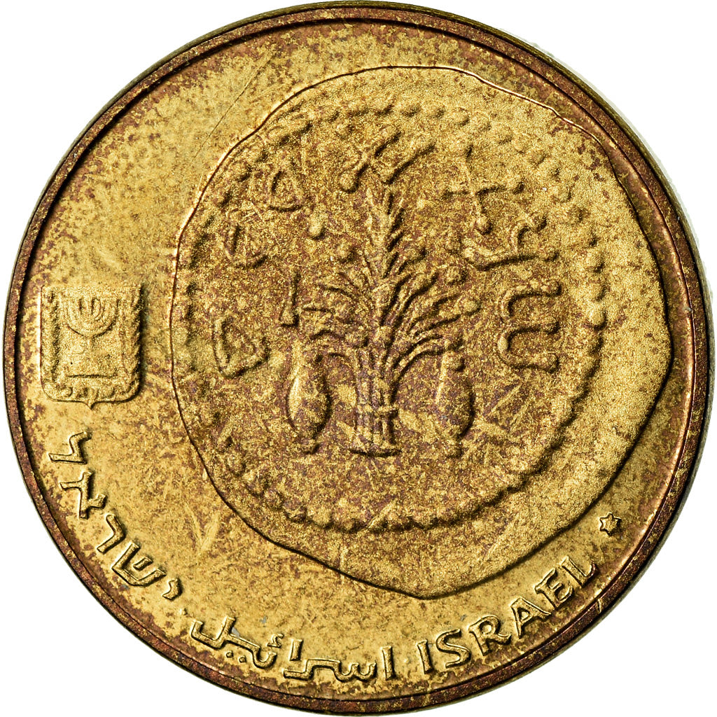 Coin, Israel, 5 Agorot, 1994, Utrecht, Piéfort, EF(40-45), Aluminum-Bronze
