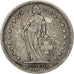 SWITZERLAND, Franc, 1905, Bern, KM #24, EF(40-45), Silver, 23.2, 5.01