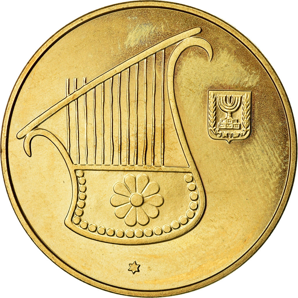 Münze, Israel, 1/2 New Sheqel, 1997, Piéfort, VZ, Aluminum-Bronze, KM:P100