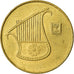 Coin, Israel, 1/2 New Sheqel, 1997, EF(40-45), Aluminum-Bronze, KM:159