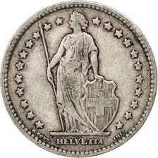 SWITZERLAND, Franc, 1901, Bern, KM #24, VF(20-25), Silver, 23.2, 4.93