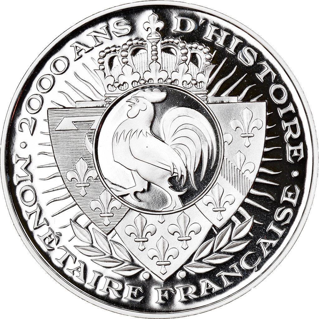 France, Medal, 2000 Ans d'Histoire Monétaire, Louis d'Or, MS(65-70), Silver