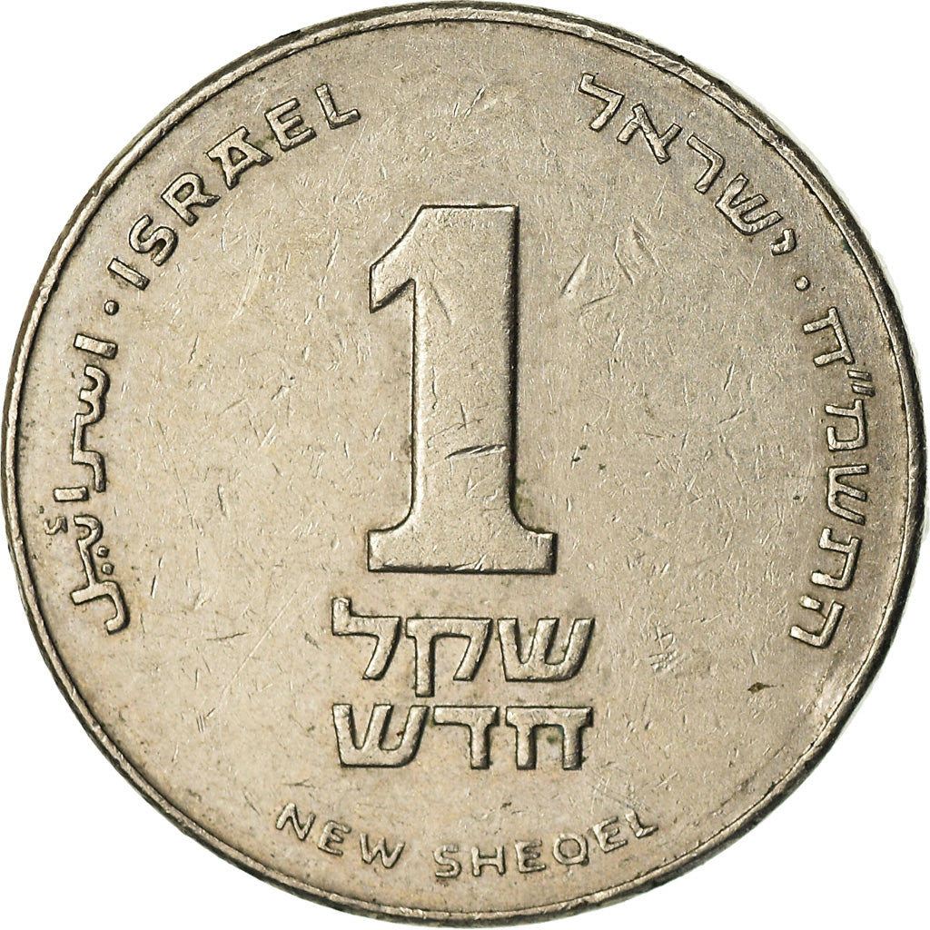 Münze, Israel, New Sheqel, 1998, SS, Copper-nickel, KM:163