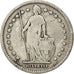 SWITZERLAND, Franc, 1900, Bern, KM #24, VF(20-25), Silver, 23.2, 4.83