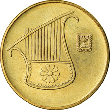 Coin, Israel, 1/2 New Sheqel, 2000, EF(40-45), Aluminum-Bronze, KM:159