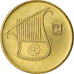 Coin, Israel, 1/2 New Sheqel, 2000, EF(40-45), Aluminum-Bronze, KM:159