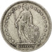 SWITZERLAND, Franc, 1899, Bern, KM #24, VF(30-35), Silver, 23.2, 4.92