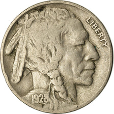 Moneda, Estados Unidos, Buffalo Nickel, 5 Cents, 1928, U.S. Mint, Philadelphia