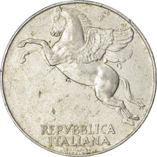 Coin, Italy, 10 Lire, 1948, Rome, EF(40-45), Aluminum, KM:90