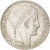 France, Turin, 20 Francs, 1933, Paris, AU(50-53), Silver, KM:879