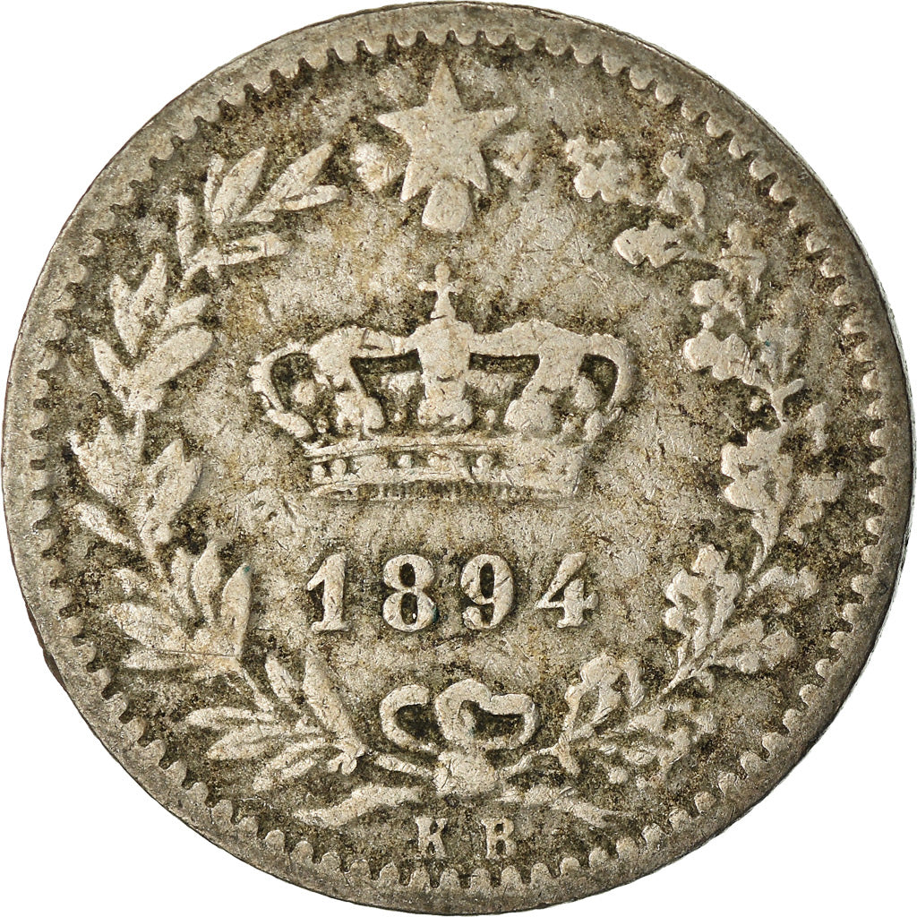 Coin, Italy, Umberto I, 20 Centesimi, 1894, Berlin, VF(30-35), Copper-nickel