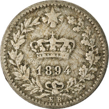 Coin, Italy, Umberto I, 20 Centesimi, 1894, Berlin, VF(30-35), Copper-nickel