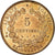 Moneta, Francja, Cérès, 5 Centimes, 1897, Paris, MS(60-62), Bronze, KM:821.1