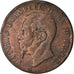 Moneda, Italia, Vittorio Emanuele II, 10 Centesimi, 1867, Naples, MBC, Cobre