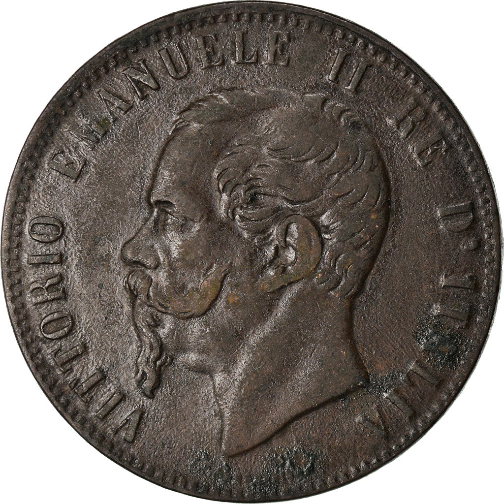 Coin, Italy, Vittorio Emanuele II, 10 Centesimi, 1867, Strasbourg, EF(40-45)