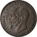 Coin, Italy, Vittorio Emanuele II, 10 Centesimi, 1867, Strasbourg, EF(40-45)