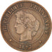 Moneta, Francia, Cérès, 5 Centimes, 1897, Paris, MB+, Bronzo, KM:821.1