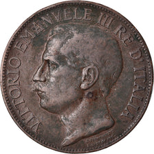 Coin, Italy, Vittorio Emanuele III, 10 Centesimi, 1911, Rome, VF(30-35), Bronze