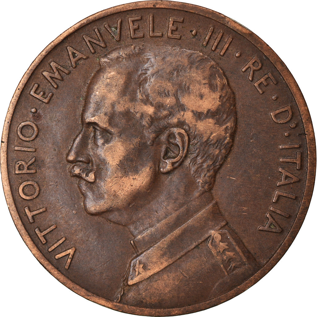 Moneta, Italia, Vittorio Emanuele III, 5 Centesimi, 1912, Rome, MB+, Bronzo
