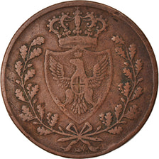 Munten, Italiaanse staten, SARDINIA, Carlo Felice, 5 Centesimi, 1826, Genoa, ZF