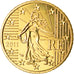France, 50 Euro Cent, 2011, MS(65-70), Brass, KM:1412