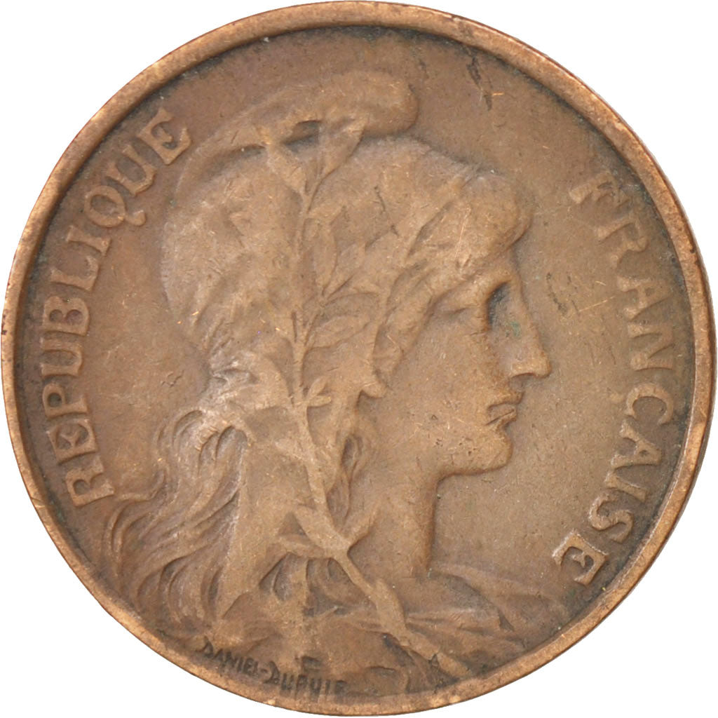 Moneta, Francia, Dupuis, 5 Centimes, 1916, BB, Bronzo, KM:842, Gadoury:165