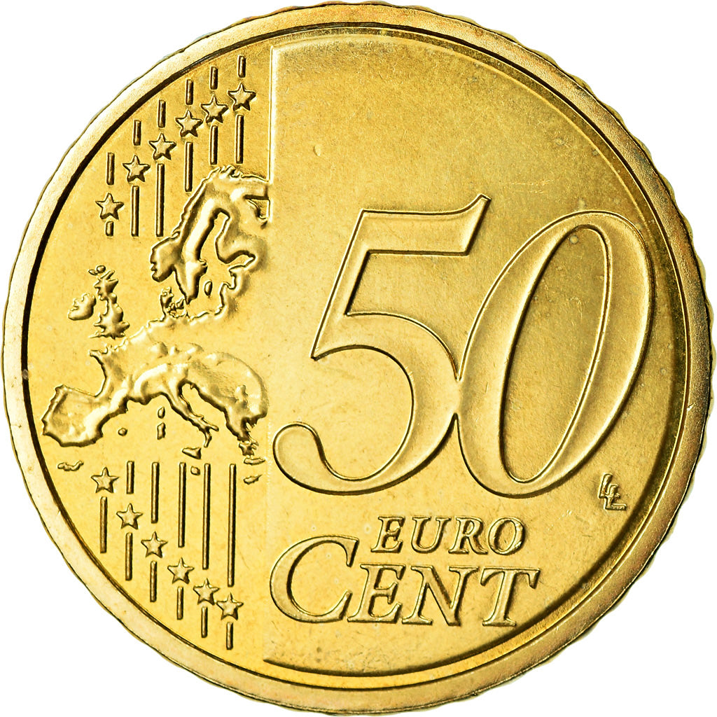 France, 50 Euro Cent, 2010, MS(65-70), Brass, KM:1412