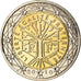 France, 2 Euro, 2010, MS(65-70), Bi-Metallic, KM:1414