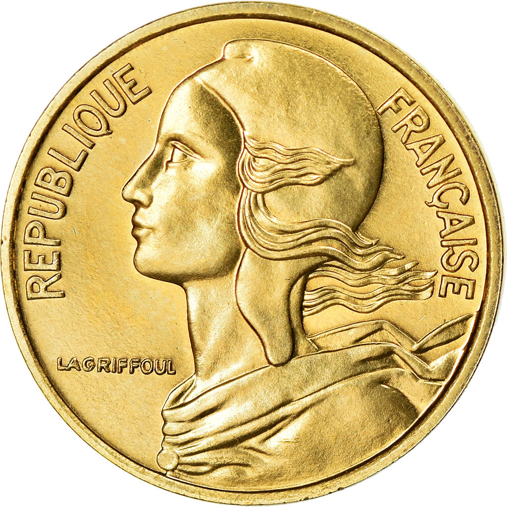 Coin, France, Marianne, 5 Centimes, 1977, Paris, MS(65-70), Aluminum-Bronze