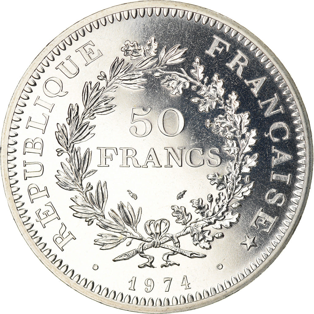 Monnaie, France, Hercule, 50 Francs, 1974, Paris, FDC, Argent, Gadoury:882