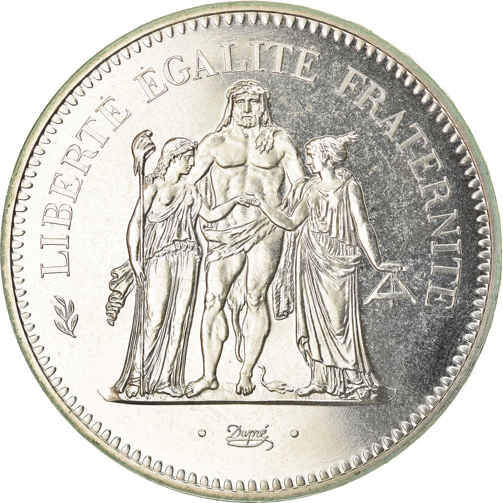Coin, France, Hercule, 50 Francs, 1979, Paris, MS(65-70), Silver, KM:941.1
