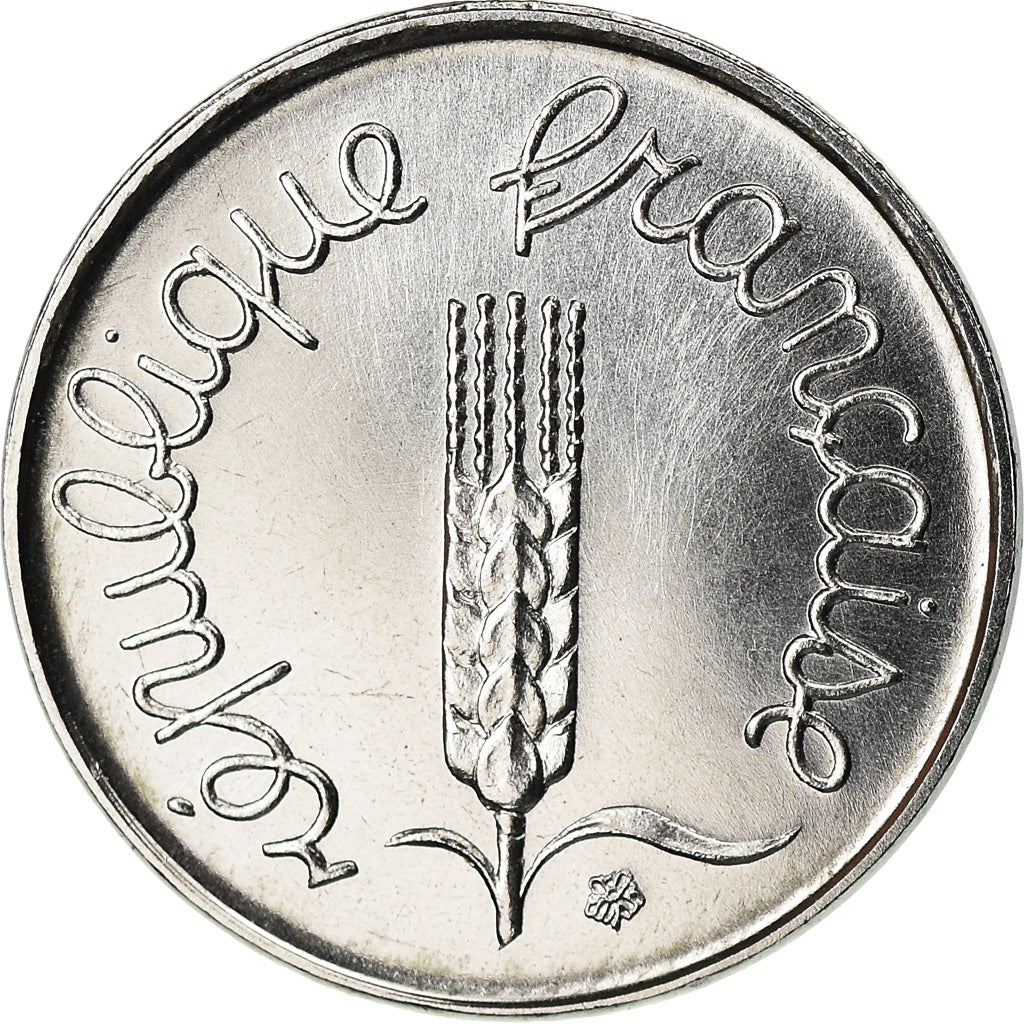 Moneda, Francia, Épi, Centime, 1981, Paris, FDC, Acero inoxidable, KM:928