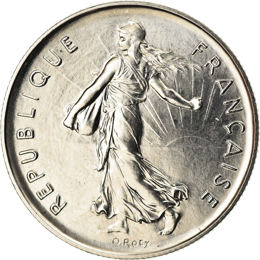 Moneda, Francia, Semeuse, 5 Francs, 1980, Paris, FDC, Níquel recubierto de