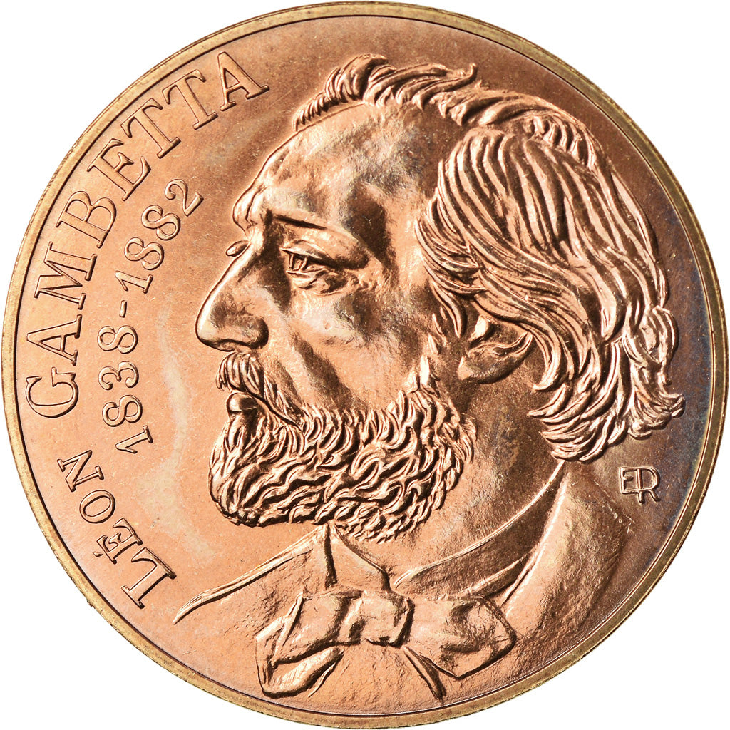 Coin, France, Gambetta, 10 Francs, 1982, Paris, MS(65-70), Nickel-Bronze