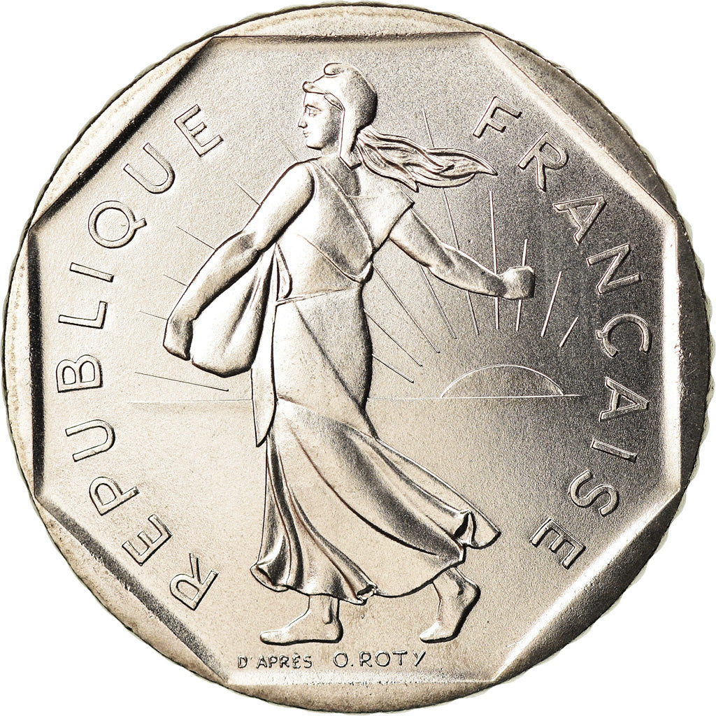 Moneda, Francia, Semeuse, 2 Francs, 1984, Paris, FDC, Níquel, KM:942.1