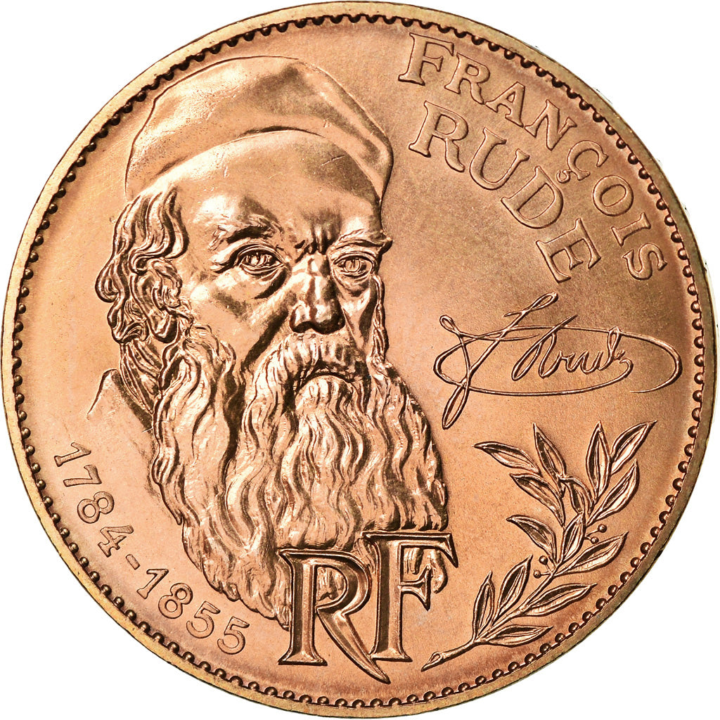 Moneda, Francia, François Rude, 10 Francs, 1984, Paris, FDC, Níquel - bronce