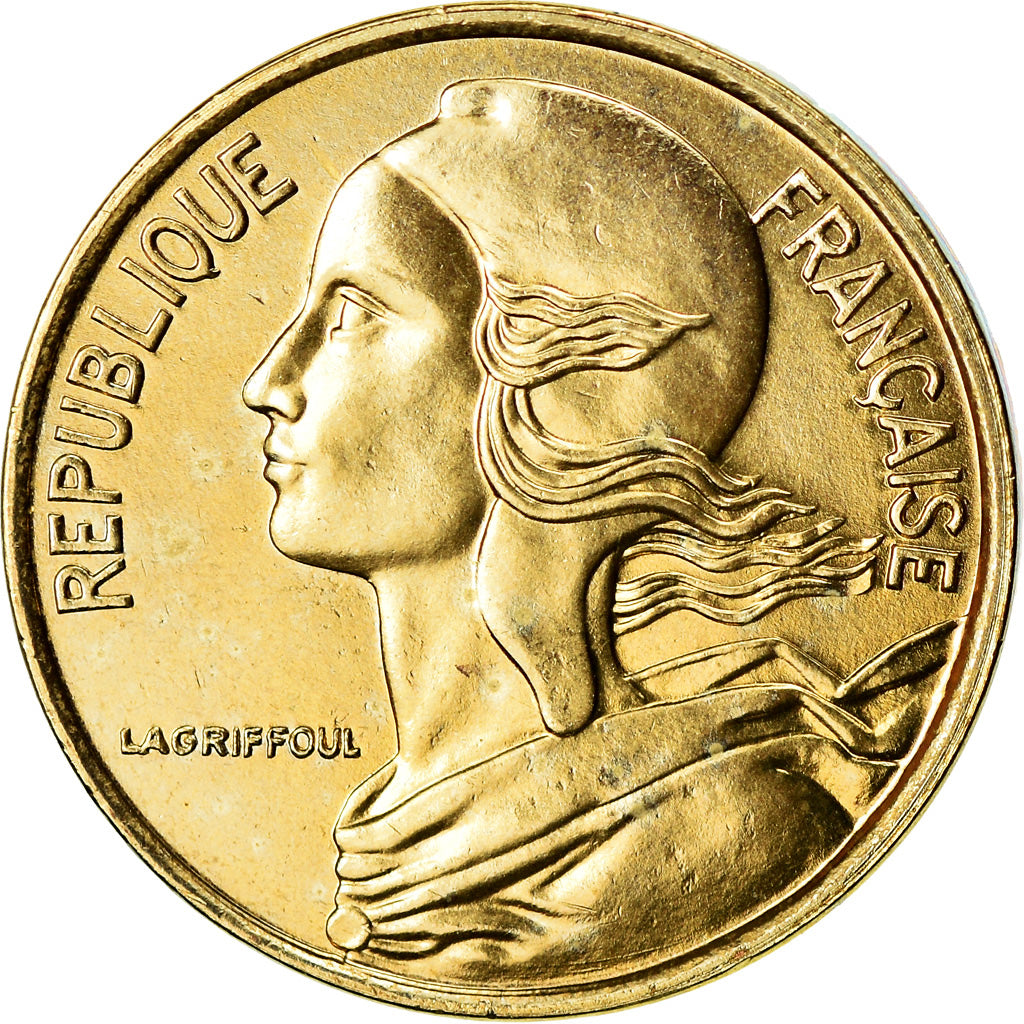 Moneta, Francia, Marianne, 5 Centimes, 1998, Paris, FDC, Alluminio-bronzo