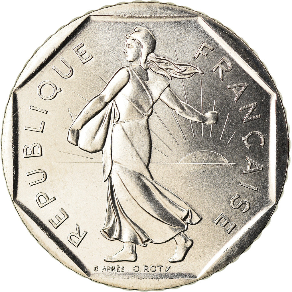 Moneda, Francia, Semeuse, 2 Francs, 1986, Paris, FDC, Níquel, KM:942.1
