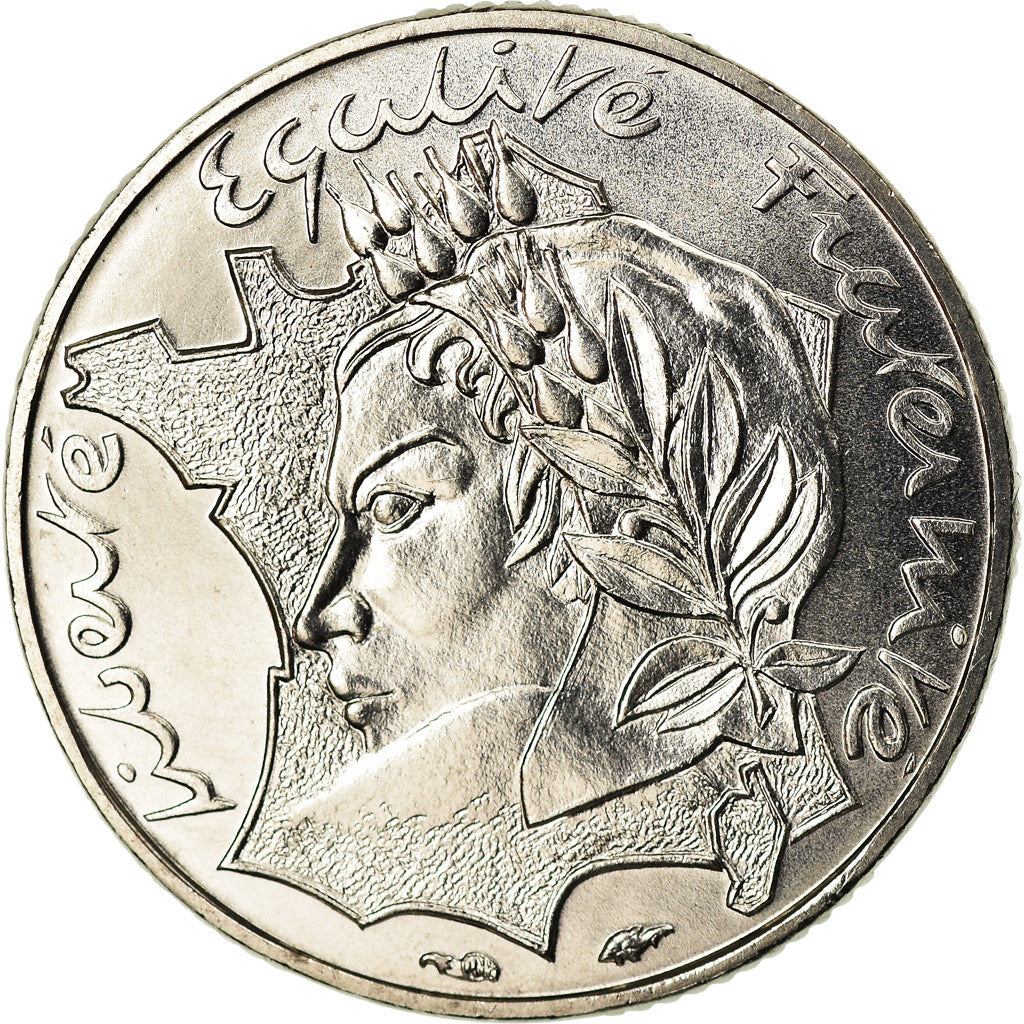 Coin, France, Jimenez, 10 Francs, 1986, Paris, MS(65-70), Nickel, KM:959