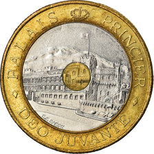Coin, Monaco, Rainier III, 20 Francs, 1992, AU(55-58), Tri-Metallic, KM:165