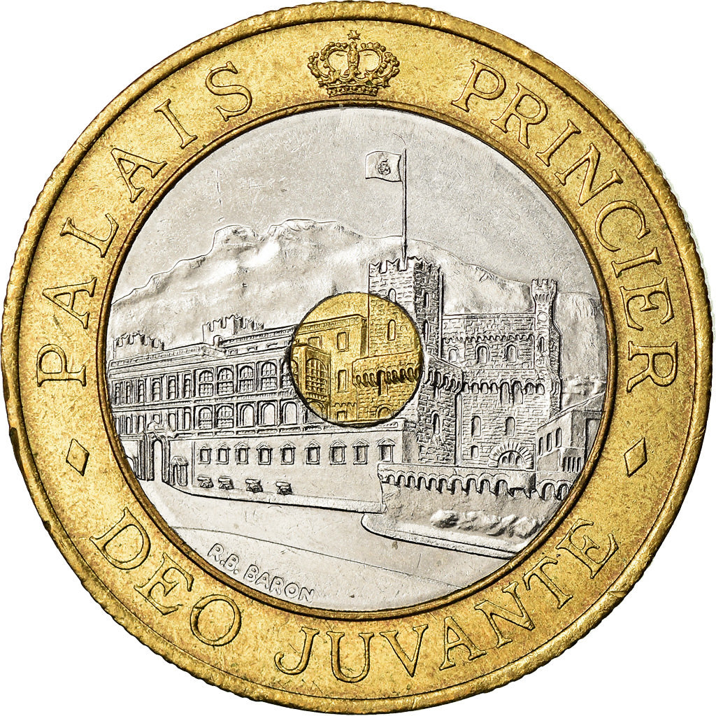 Coin, Monaco, Rainier III, 20 Francs, 1992, AU(55-58), Tri-Metallic, KM:165
