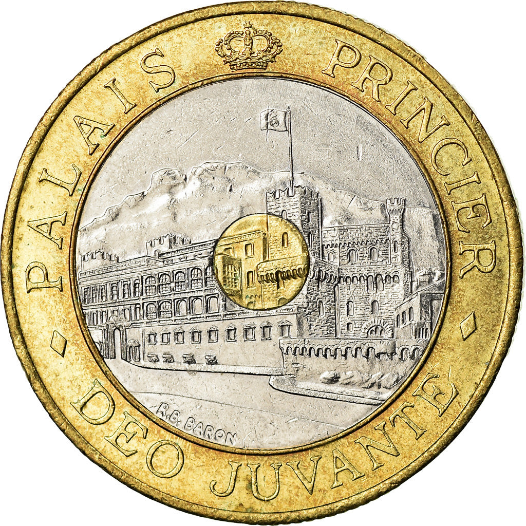 Coin, Monaco, Rainier III, 20 Francs, 1992, AU(55-58), Tri-Metallic, KM:165