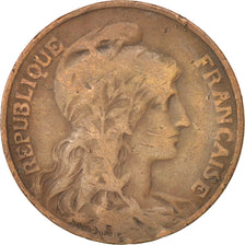 Munten, Frankrijk, Dupuis, 10 Centimes, 1904, FR+, Bronze, KM:843, Gadoury:277