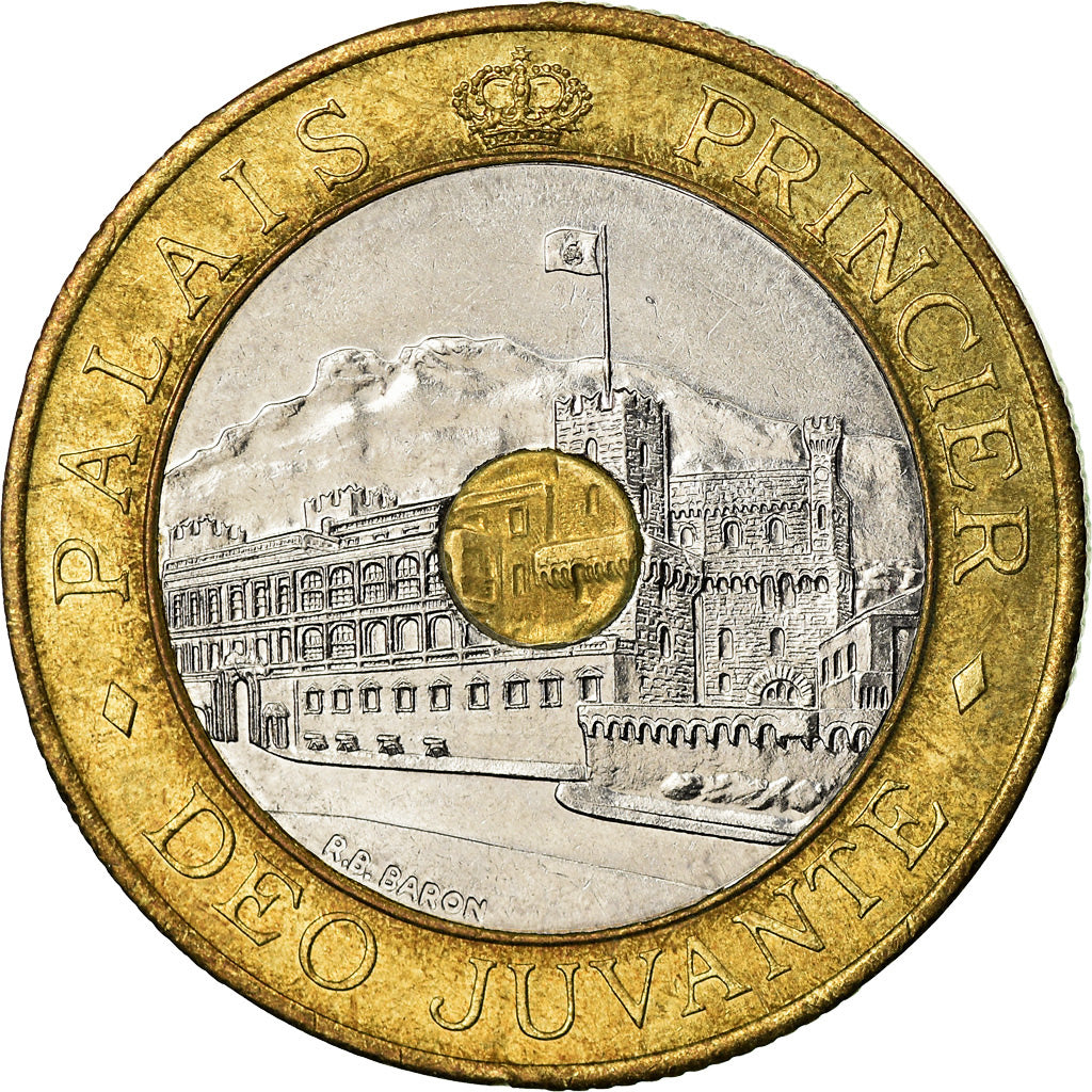 Coin, Monaco, Rainier III, 20 Francs, 1992, AU(55-58), Tri-Metallic, KM:165