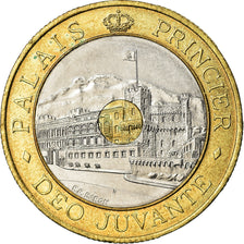 Coin, Monaco, Rainier III, 20 Francs, 1992, AU(55-58), Tri-Metallic, KM:165