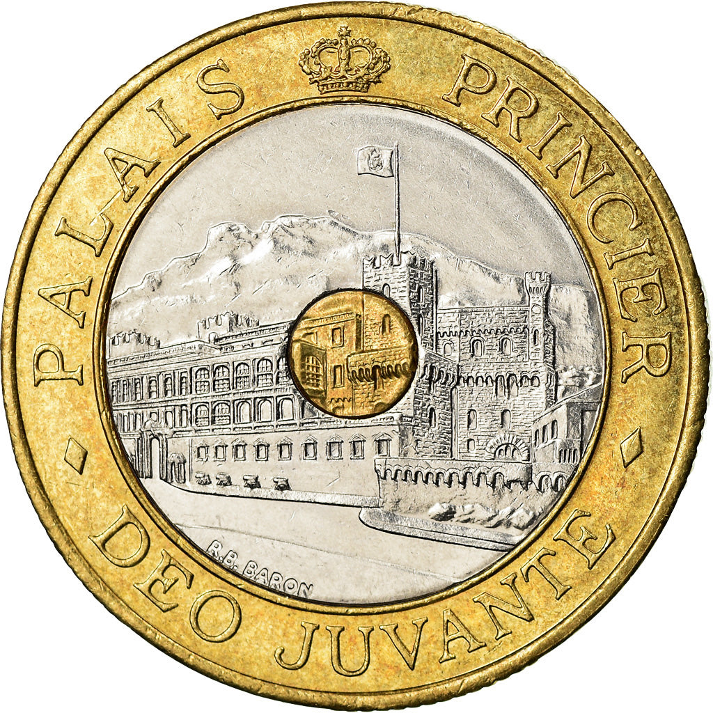 Coin, Monaco, Rainier III, 20 Francs, 1997, AU(55-58), Tri-Metallic, KM:165