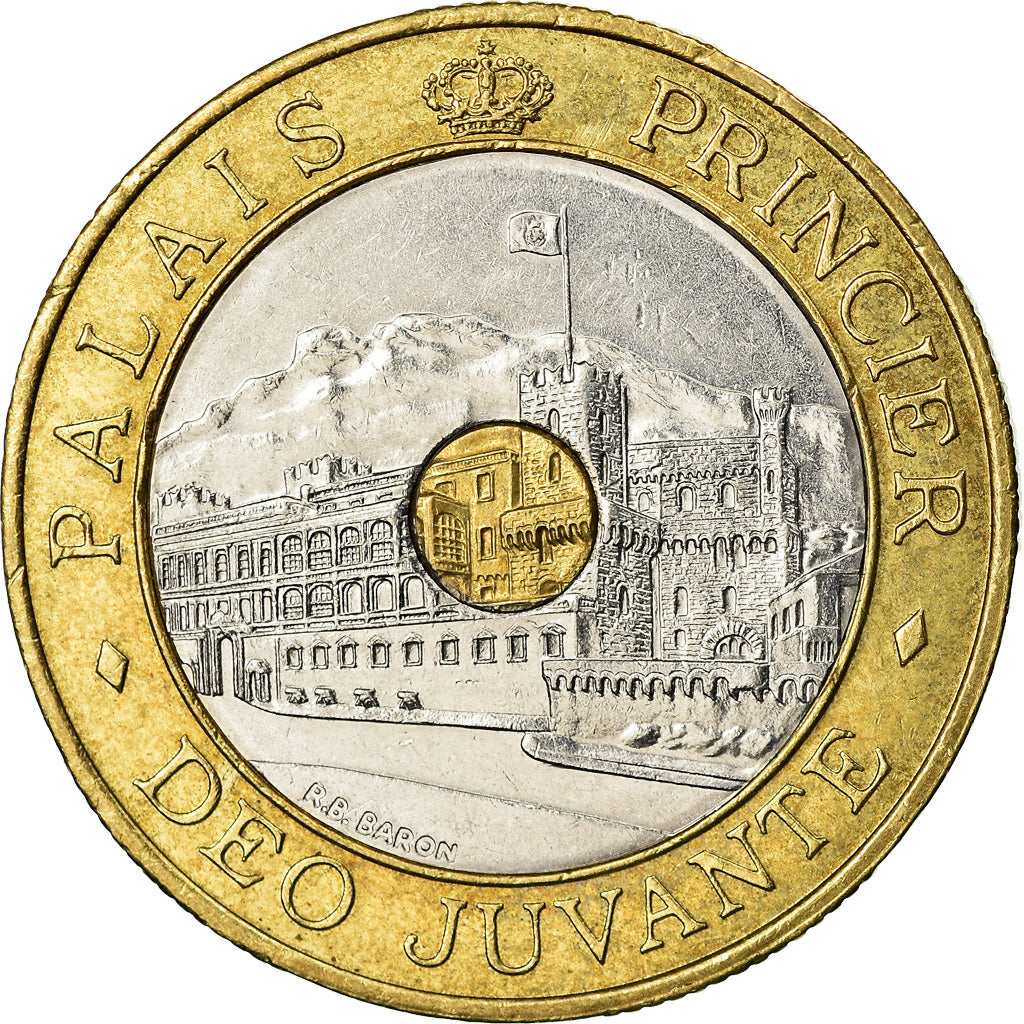 Coin, Monaco, Rainier III, 20 Francs, 1997, AU(55-58), Tri-Metallic, KM:165