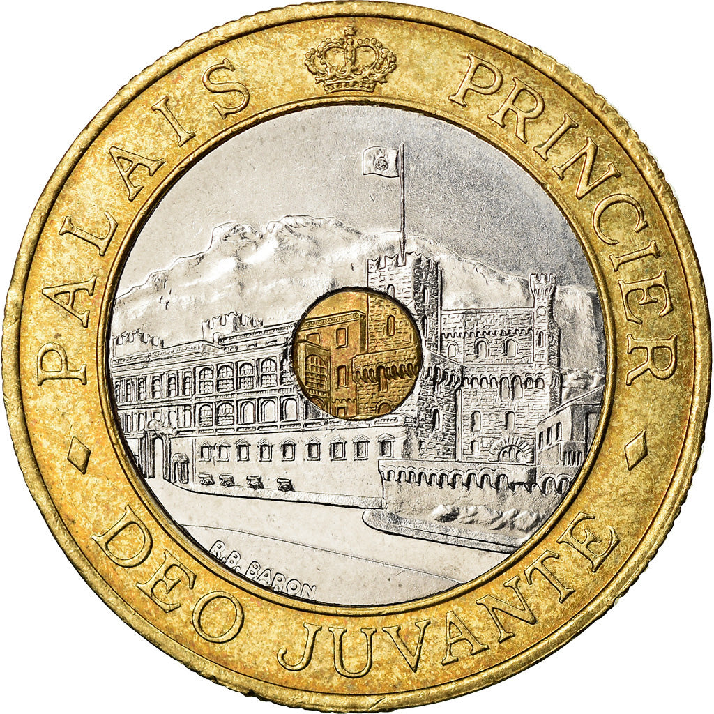Coin, Monaco, Rainier III, 20 Francs, 1997, AU(55-58), Tri-Metallic, KM:165