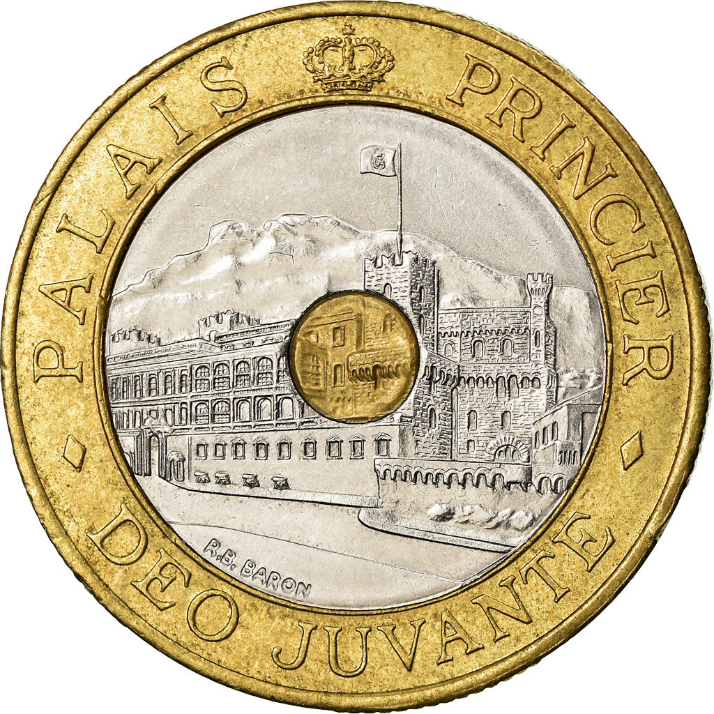 Coin, Monaco, Rainier III, 20 Francs, 1997, AU(55-58), Tri-Metallic, KM:165