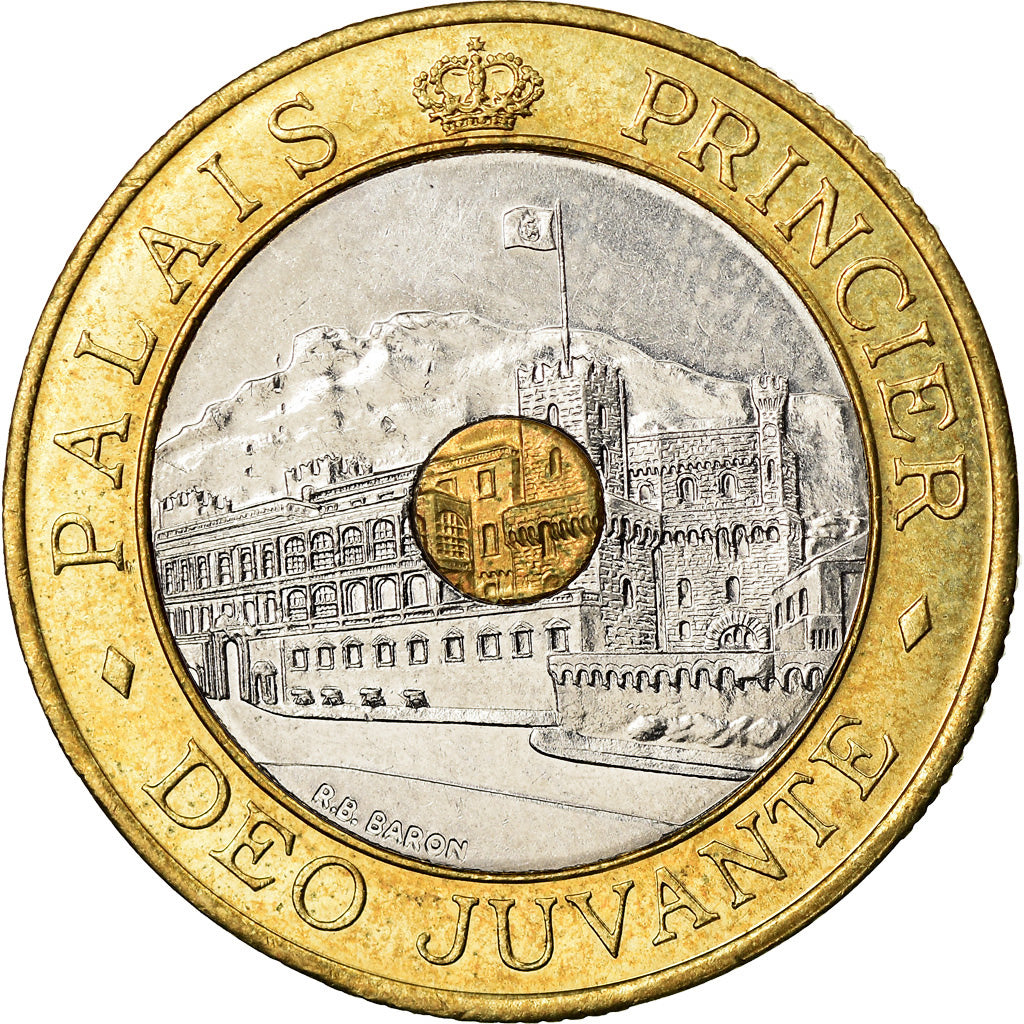 Coin, Monaco, Rainier III, 20 Francs, 1997, AU(55-58), Tri-Metallic, KM:165